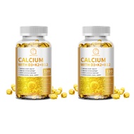 แคลเซียมและวิตามิน D3 + K2 + B12 แคปซูลสนับสนุนสุขภาพกระดูกการดูแลข้อต่อสนับสนุนสุขภาพหัวใจและภูมิคุ