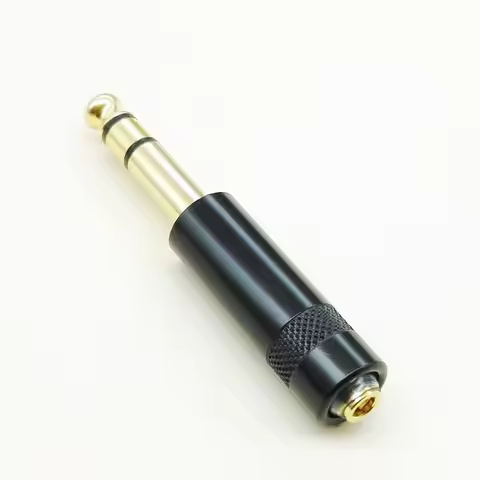 6.35mm 6.5 to 3.5mm Female 20/56ohm/75ohm/110ohm/150ohm/210ohm/309ohm Impedance Resistance Adapter P