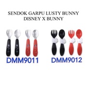 LUSTY BUNNY DISNEY DMM-9011 stainless/ DMM9012 PLASTIC FORK AND SPOON