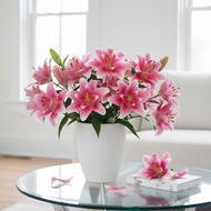 Cheap pot-shaped flower vase/flower vase, 19cm high, Bat Trang ceramic