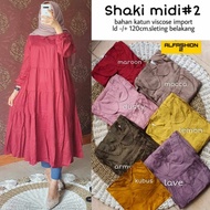 Midi Dresses Jubah Muslimah Hijabs Fashion Tunics Tops