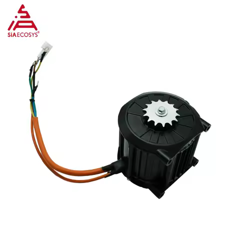 QS MOTOR 1500W Encoder Mid Drive Motor D120C-45 PMSM 72V High-efficiency for Electric Motorcycle Sco