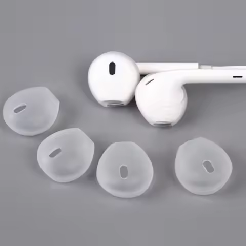 Silicone Earbuds Earphone Case Cover for Apple Airpods iphone X 8 7 6 Plus 5 SE Earpods Headphone Ea