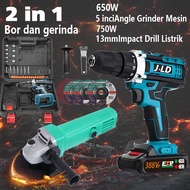 JLD 766VF Baterai Bor tangan tanpa kabel / Mesin bor cordless / Bor dampak /Elektrik Drill/ bor list