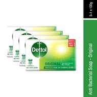 DETTOL SOAP 3+1 X 100G - ORIGINAL