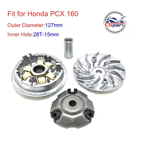127MM 28T Variator Clutch Pulley Kit for Honda PCX160 PCX150 2021-2022 PCX 160 22110-K1Z-J10 22131-K