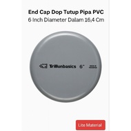 End Cap Dop PVC Pipe Cap 6 Inch TrilliunBasics Diameter 164 cm Height 6 cm