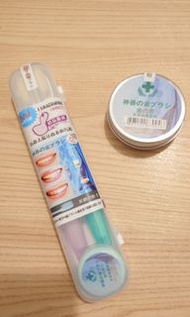 大佬b推薦✨日本mj去牙黃，去牙漬美白牙粉+牙刷