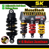 SUPRIMO Adjustable Gas Monoshock LC135 Y15 Y16 RS150 RSX150 Absorber LC135 Absorber Y15 Mono 200MM 2