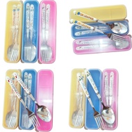 UK ADULT SPOON SET WITH HELLO KITTY FROZEN MINION CHARACTERS