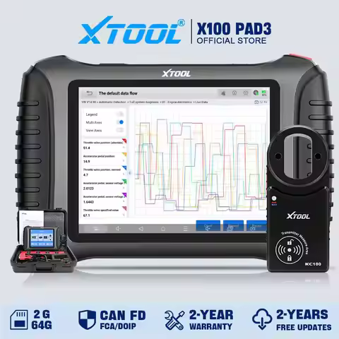 XTOOL X100 PAD3 IMMO Key Programmer Tools Car Diagnostic Bidirectional KC501 KC100 SK1 KS01 M822 Key