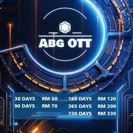  ABG OTT 1/3/6 MONTHS [PREMIUM] RENEW PACKAGE | LIVE CHANNEL | DRAMA MOVIE | CAN CHG AUDIO & SUB |