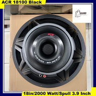 Speaker ACR 18 Inch 18100 Black Subwoofer Speaker ACR 18in 2000 Watt Original