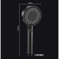 BLACK SHOWER SET 5 WATER SAVING MODES Shower Head