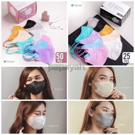 JAMINAN ASLI FIVECARE MASKER DUCKBILL 4PLY SURGICAL FACE MASK ISI 50