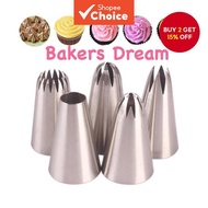 Nozzle Tip for Cake Icing Buttercream Pastry Decoration 1M 2F 2D 6B 2A