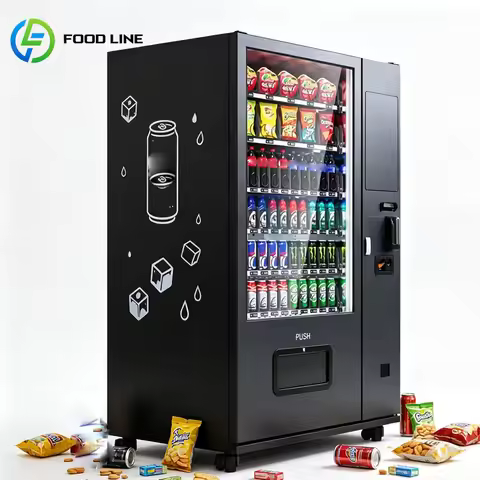 Snack Vending Machine Smart Beverage Food Dispenser Automatic Snack Drink Retail Store Equipment Cus