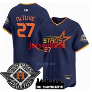 Men 2025 Houston Astros Houston Astros Baseball Uniform 27 ALTUVE Jersey Men Women