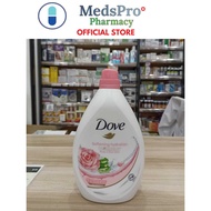DOVE SOFTENING HYDRATION ROSE & ALOE VERA BODY WASH 1L Dove Body Wash