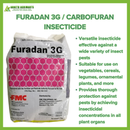 FURADAN 3G / CARBOFURAN INSECTICIDE FOR NEMATODES SOIL PESTS SUCKING AND CHEWING INSECTS 1KG