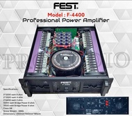 POWER AMPLIFIER FEST F4400 F 4400 CLASS GB 2X2200 WATTS GARANSI ORIGINAL