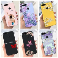 Huawei Y6 Prime (2018) ATU-L42 / Y6 (2018) ATU-L22 Beautiful Flower Butterfly Pattern Jelly Soft Silicone TPU Case