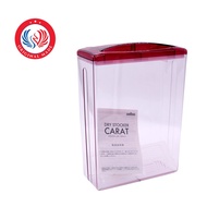 Dry storage box with pink lid