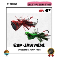 EXP JAW MINI Jump Frog Wooden Frog Expert For Snakehead Hunter Haruan/Toman Bunga/Bujuk