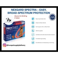 New Nexgard Spectra Xl 30-60 Kg Powerful Dog Worms And Medicines - 1