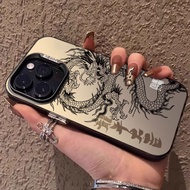 For Honor X6C Fashion Dragon Design Relief Texture Case For Honor X6C X9C Shockproof Phone Case For 