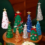 Set of 3 Tower Pine Trees THAP09 Christmas Decorative Pine Trees