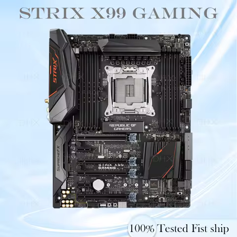 LGA 2011-V3 DDR4 ATX X99 Mainboard For ROG STRIX X99 GAMING Motherboard 128GB M.2 PCI-E3.0 100% Test