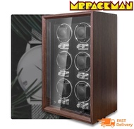 กล่องหมุนนาฬิกา กล่องใส่นาฬิกา ตู้นาฬิกา watch winder 6+0 เรือน มีไฟ