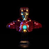LED Lighting Compatible with Lego Iron Man MK4 Bust 76327，Light Kit Compatible with Lego 76327, NOT 