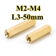 Hexagonal copper pillar double pass copper screw pillar chassis motherboard screw pillar copper pill