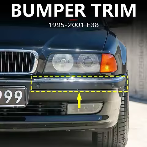 for 1995-2001 E38 BMW 740i 740iL 740iLP 750iL 750iLP Front Bumper Trim 51118170555 51118125309 51118