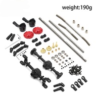 Metal Front Rear Axle and Drive Shaft Kit 1/16 RC Car Upgrade Parts Accessories for WPL C14 C24 C34 
