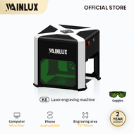 WAINLUX K6 3W Laser Engraving Machine Home DIY for Woodworking Glass Plastic Mini Portable Wood Lase