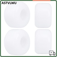 ASTVLWU 4Pcs/Set Skateboard Wheels, High Elasticity PU Skateboard Replacement Wheels, Durable 78-85A