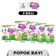 Merries Skin 2 BallGood Size NB-S M/ L/ XL/ XXL/ BabyPopok Pants