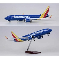 USA Southwest Airline Aircraft Boeing 737-800 Big size display model 47cm long