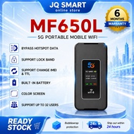 MF650(5000mAh), MF650L(8000mAh) 5G MOD Pocket Wifi with wifi 6 + bypass hotspot data + color screen 