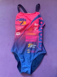 Arena 中童(size 140) 50週年RACING X背連身訓練泳衣 - 粉紅色