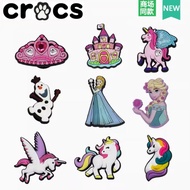 Crocs Crocs Accessories Decorative Buckle Hole Shoes Flower Cartoon Zhibixing Unicorn Frozen Series