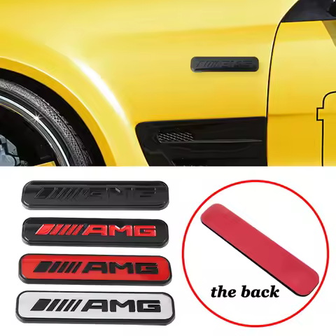 3D ABS Car Emblem Body Trunk Sticker Auto Decoration Accessorie for Mercedes Benz AMG E C G M R S Cl