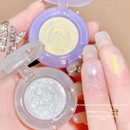 6 Colors Monochrome Glitter Shiny Pearlescent Eyeshadow Makeup Palette Eye Eyeshadow High Gloss I9g2