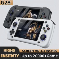 G28 Retro Handheld Video Game Console Linux System 4.3 Inch MIPI Screen Portable Pocket Video Player