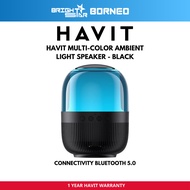 HAVIT MultiI-Color Ambient Portable Speaker - Black