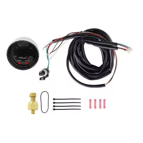 X-Series Oil Press Or Fuel Press Gague 0-100 Psi 7 Bar 2-1/16" 30-0301