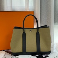 HERMES Garden party 30 - 帆布塵埃拚黑